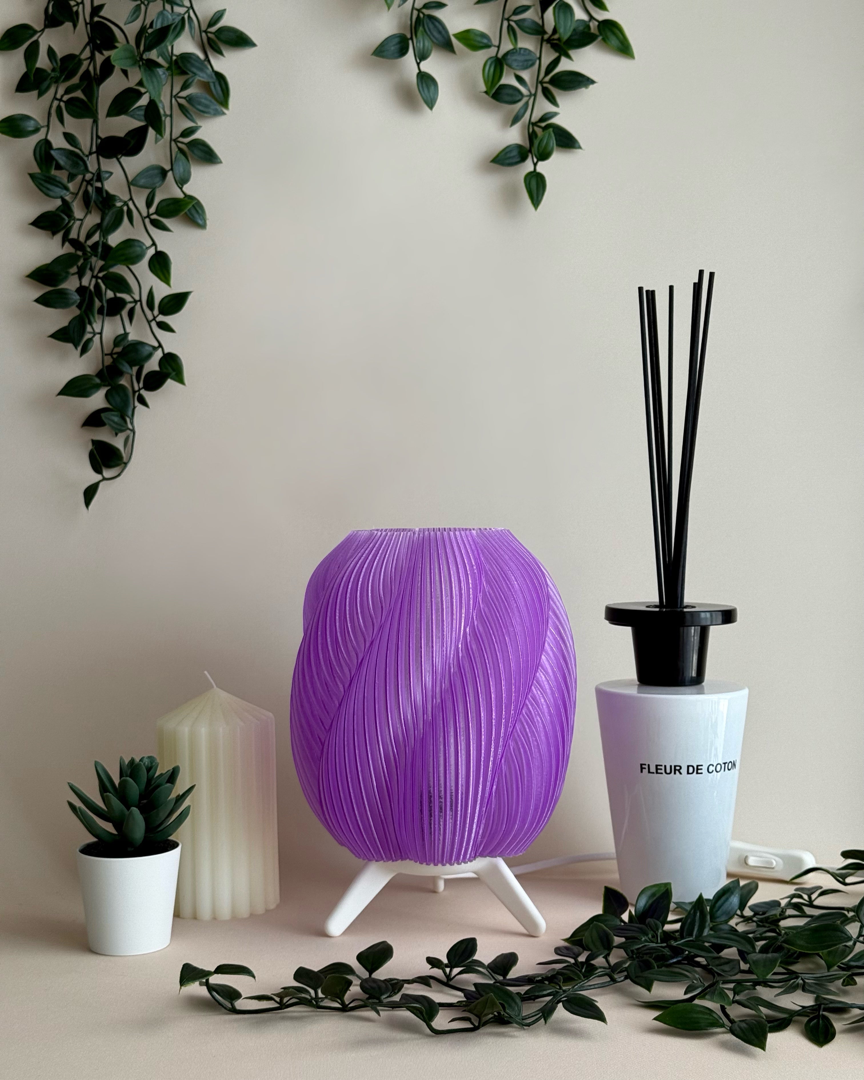 Spiral Cloud Mini Purple