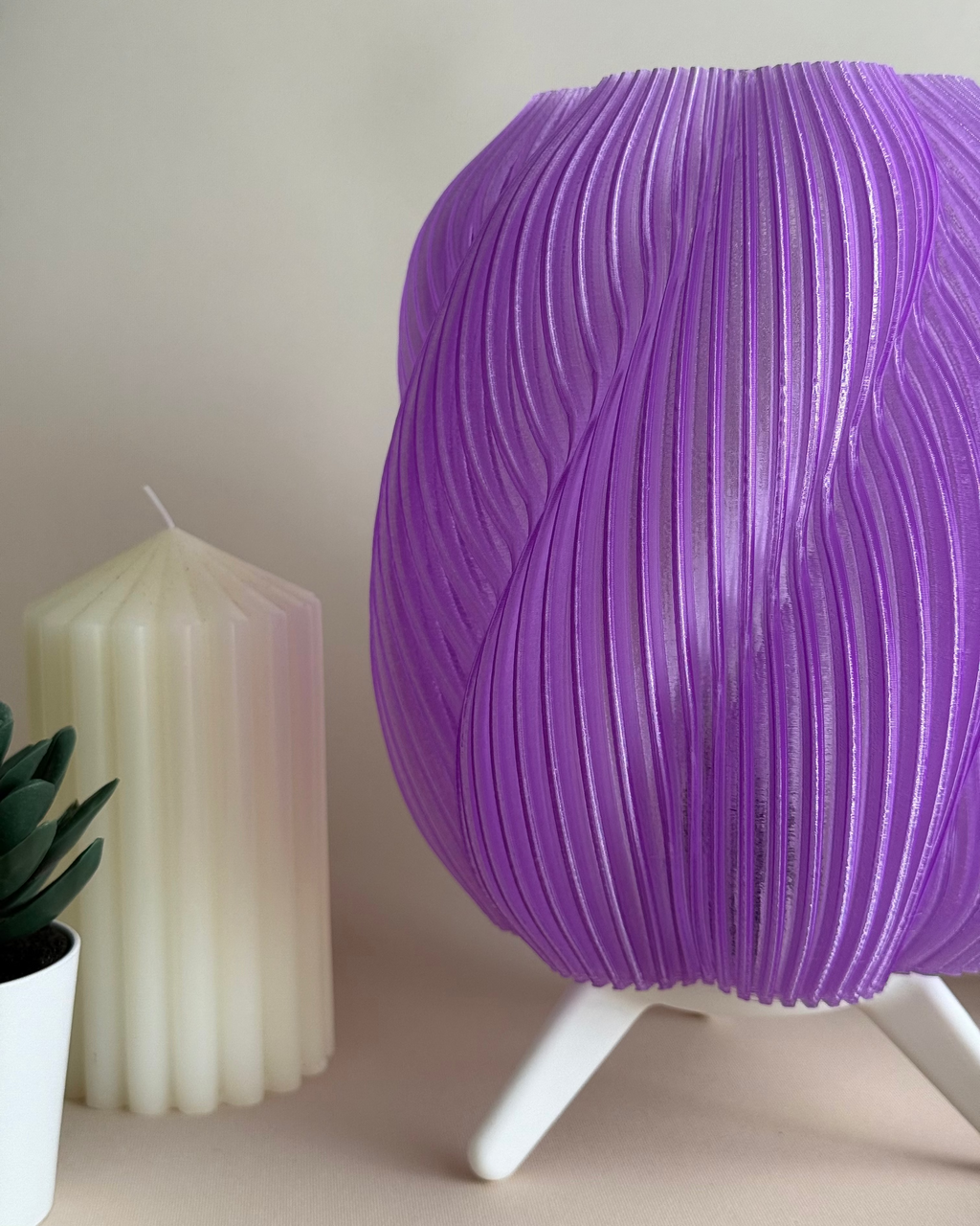 Spiral Cloud Mini Purple