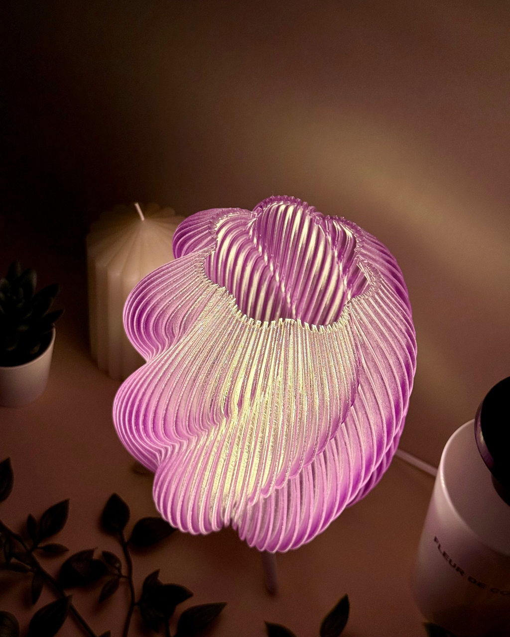 Spiral Cloud Mini Purple