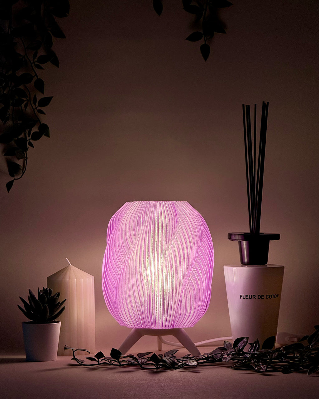 Spiral Cloud Mini Purple