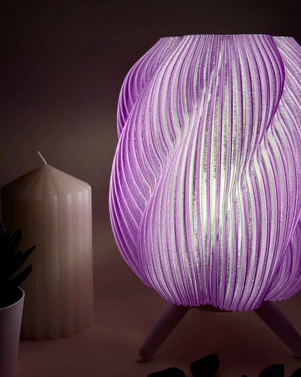 Spiral Cloud Mini Purple