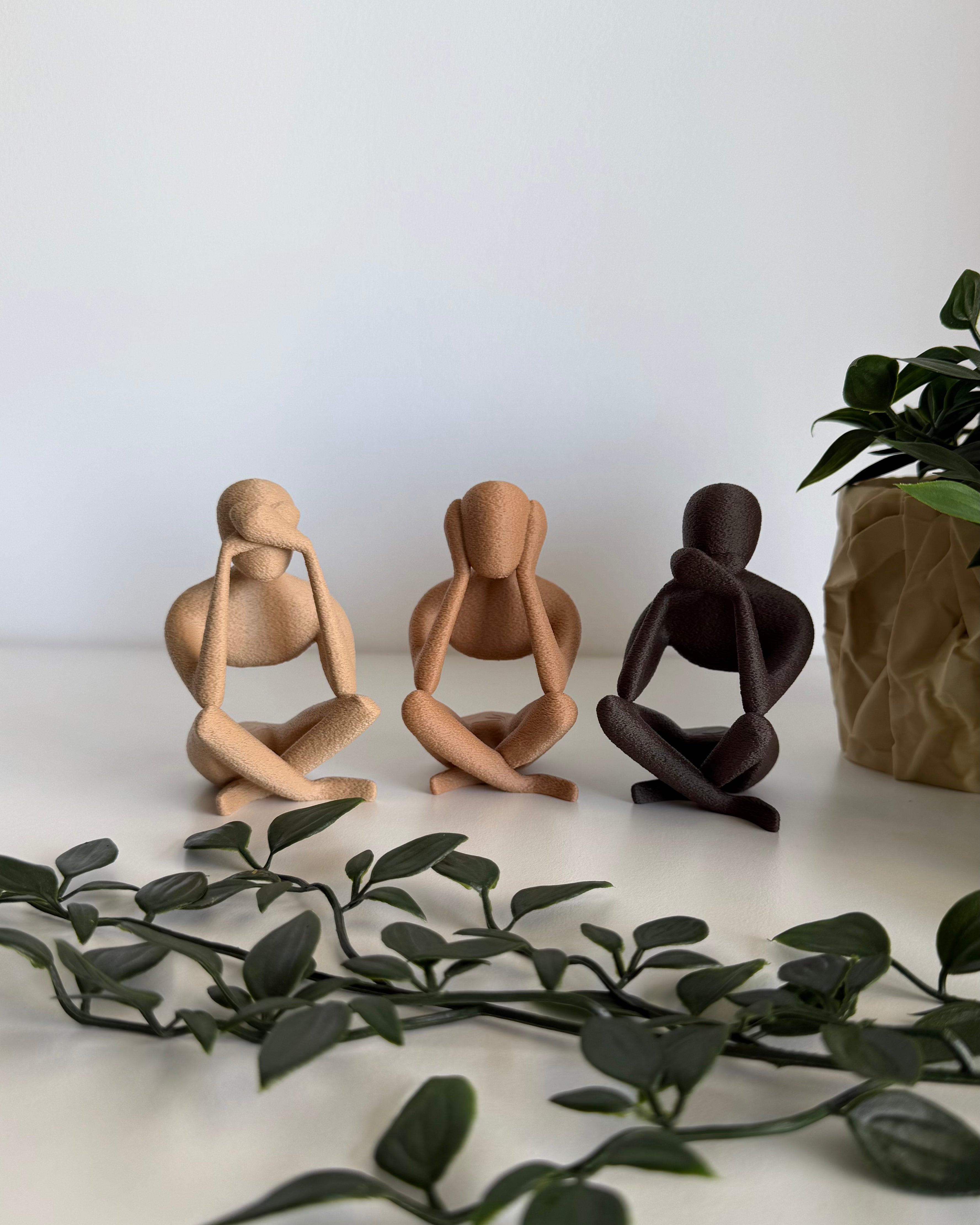 Figurines set "no Evil"