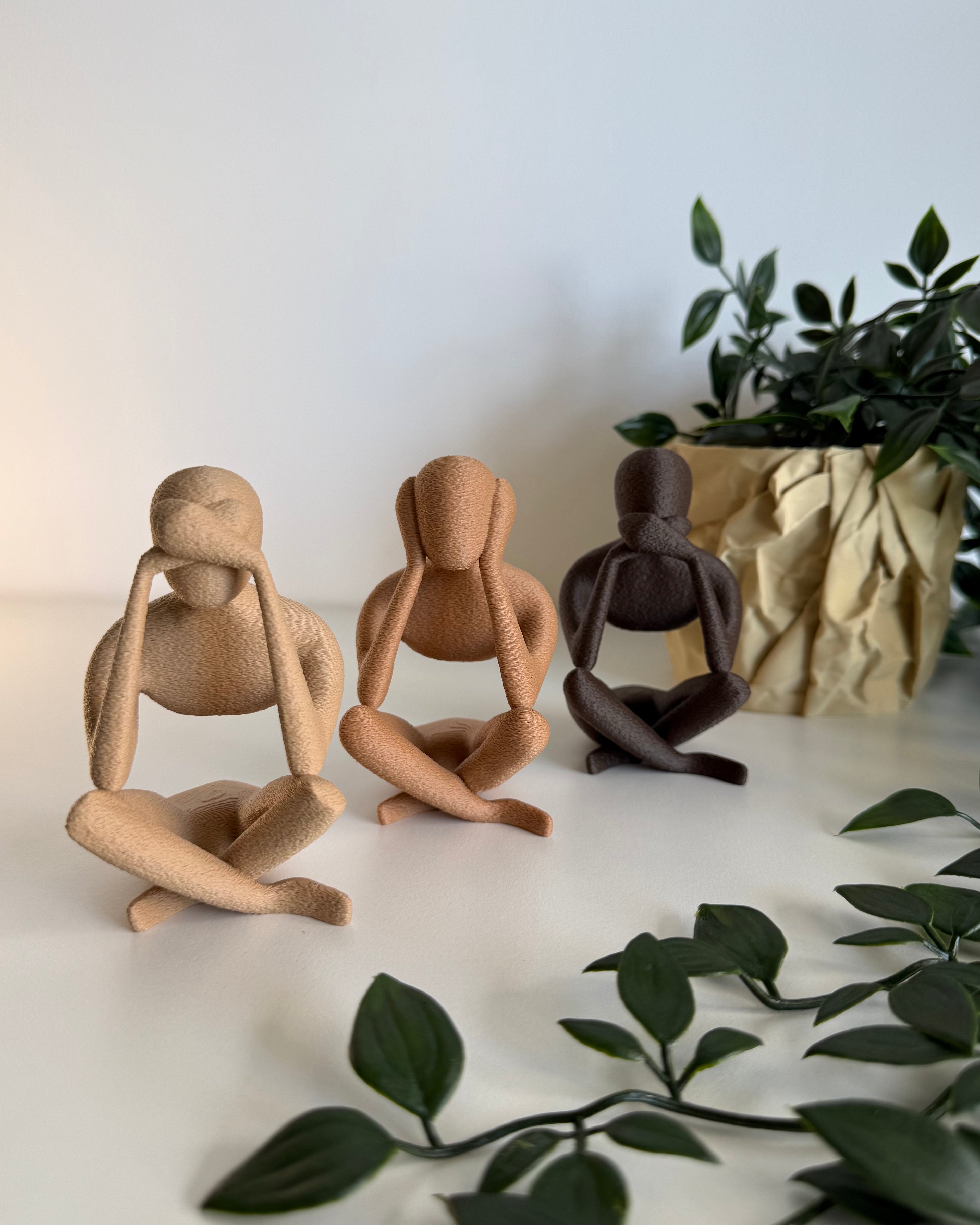 Figurines set "no Evil"